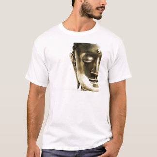 Guld- Buddha huvud Tee Shirt