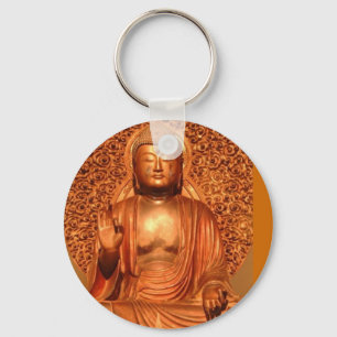 Guld- Buddha Nyckelring