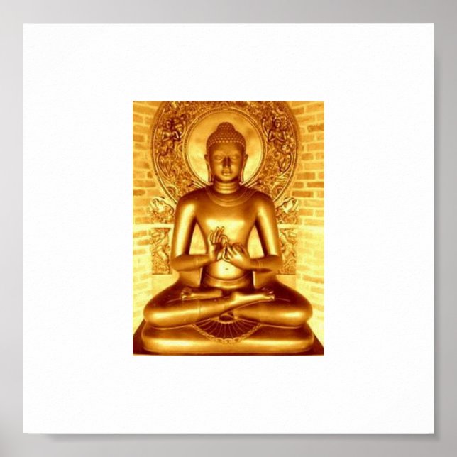 Guld Buddha Poster (Framsidan)