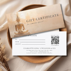 Guld Buddha – Salong QR-kod presentkort