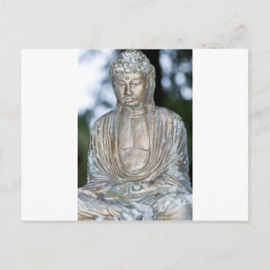 Guld Buddha Statue Vykort