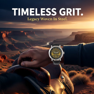 Guld Buffalo är huvudsakligen i naturen Armbandsur