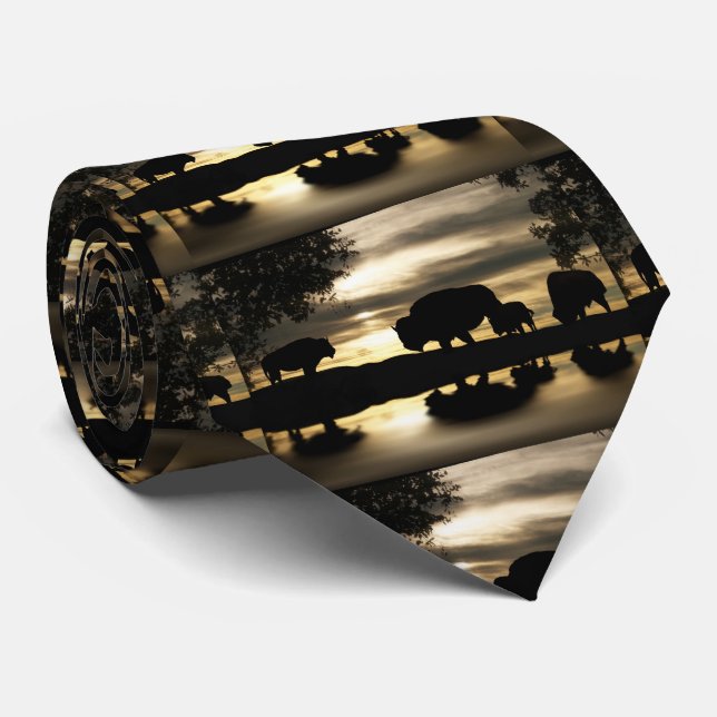 Guld Buffalo Tie Slips (Rullad)