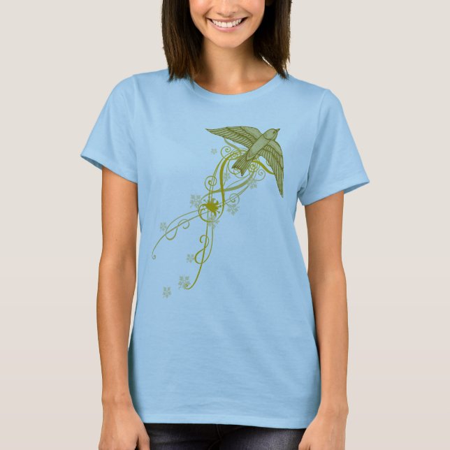 Guld- bunting t-shirt (Framsida)