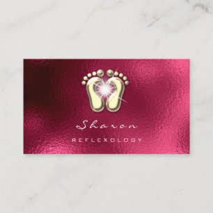 Guld Burgundy för terapi för Visitkort