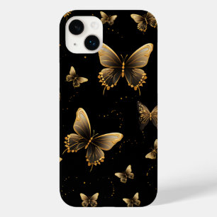 Guld Butterflies Black