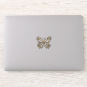 Guld Butterfly Klistermärken