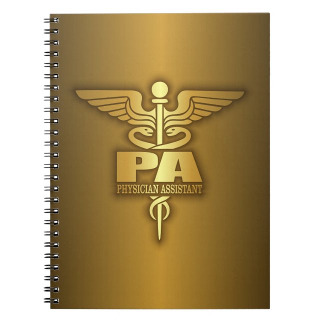 Guld Caduceus (PA) Anteckningsbok (Framsidan)