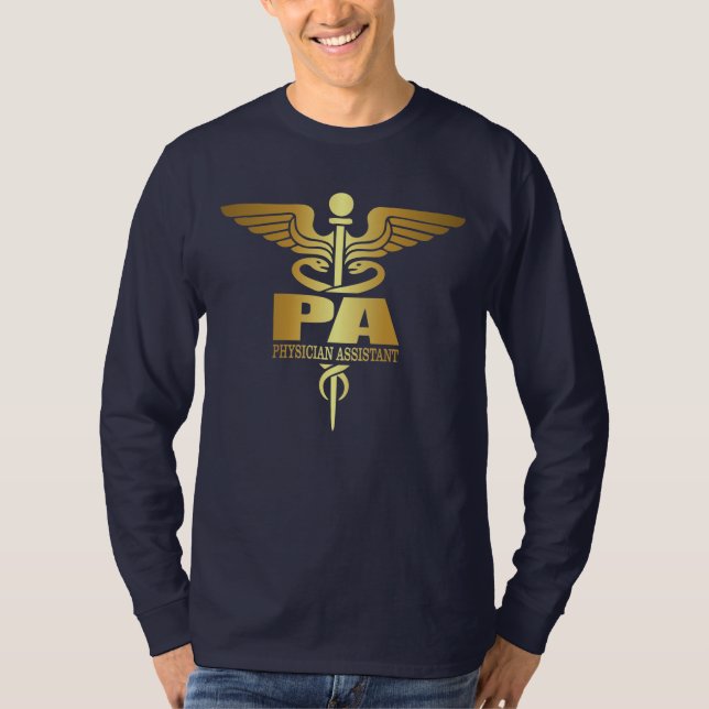 Guld- Caduceus (PA) T-shirt (Framsida)