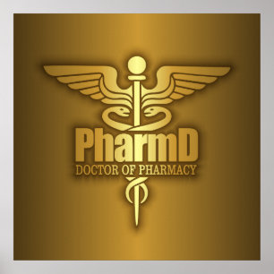 Guld Caduceus (PharmD) Poster