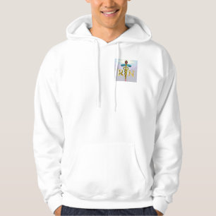 GULD CADUCEUS REGISTRERAD NURSE SYMBOL,Teal White Munkjacka