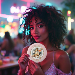  & Guld Camp Bride Personlig Bachelorette Knapp