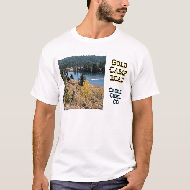Guld Camp Road T Shirt (Framsida)