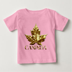 Guld Canada Baby Shirts Canada Souvenir T-shirts
