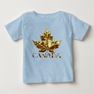 Guld Canada Baby Shirts Canada Souvenir T-shirts