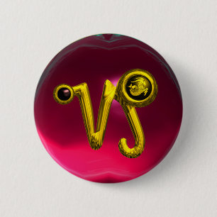GULD CAPRICORN/ZODIAC SIGN JEWEL KNAPP