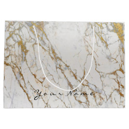 Guld Carrara Marble Metallic Gift Grått Silver VIP