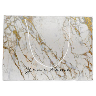 Guld Carrara Marble Metallic Gift Grått Silver VIP