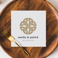 Guld Celtic Knot Irish Bröllop