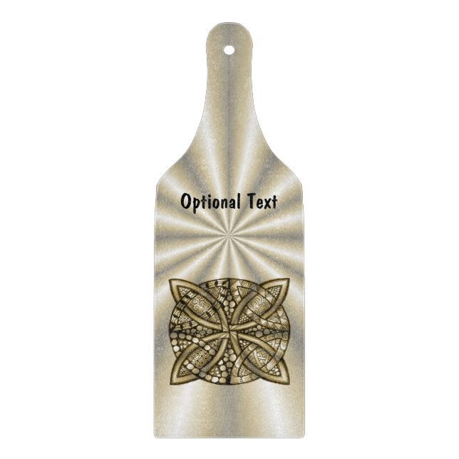 Guld Celtic Knot Original Art Design (Framsidan)