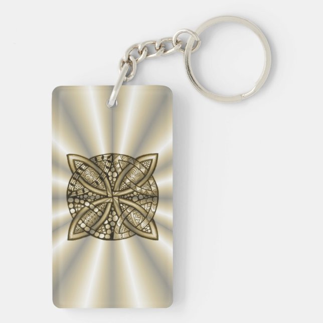 Guld Celtic Knot Original Art Design (Baksidan)