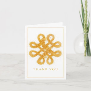 GULD CELTIC KNOT Tack Notecard Kort
