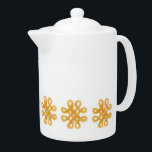 GULD CELTIC KNOT Tekanna<br><div class="desc">Utformningen på denna tekanna av CELTIC KNOT porcelain i GULD är en originalformad färgpenna teckning av roving garn av mjuk fuzzy guld som såtts in i en keltisk knut. * Matchningsprodukter finns i kategorin CELTIC KNOTS i min butik. ** Om du vill överföra den här designen till en annan produkttyp,...</div>