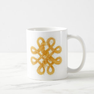 GULD CELTIC KNOT White Mugg