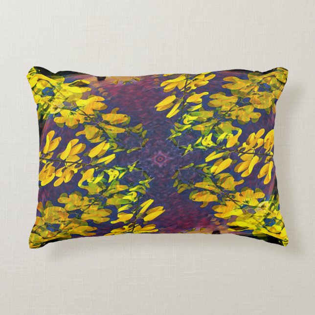 Guld chain Loop Prydnadskudde (Framsidan)