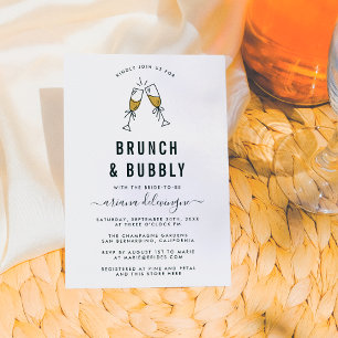 Guld Champagne Brunch & Bubly-Möhippa Meddelande