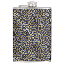 Guld Cheetah Skriv ut