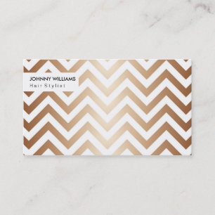 Guld Chevron Visitkort