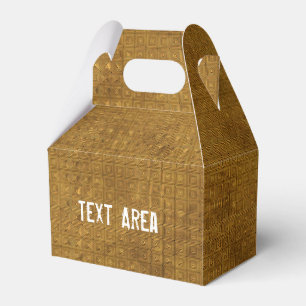 Guld Chic Grunge Rutor Presenbox Presentaskar