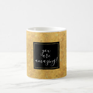 Guld Chic-punkter Kaffemugg
