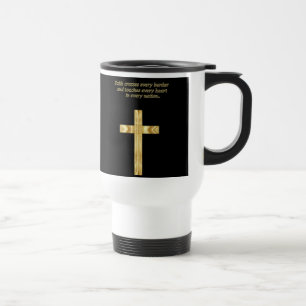 Guld Christian Faith kor med roliga ord Resemugg