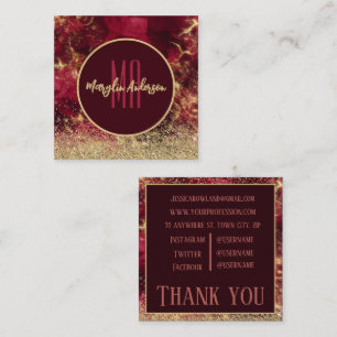 GULD CHRISTMAS BRRE OPAL GLITTER ANPASSNINGSBAR MO FYRKANTIGT VISITKORT