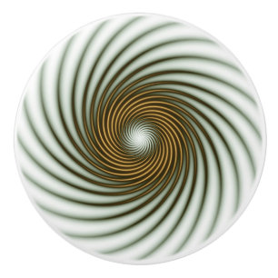 Guld Cirkelcentrifug Knopp