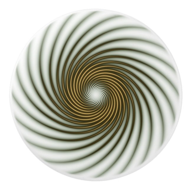 Guld Cirkelcentrifug Knopp (Framsidan)