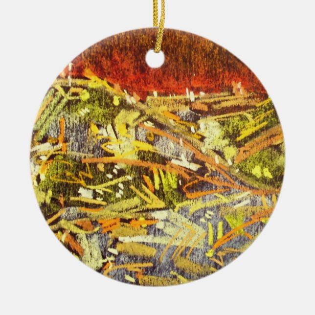 Guld City Helgdag Ornament (Framsidan)