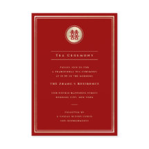 Guld Classic Circle Dubbla Happiness Tea Ceremony