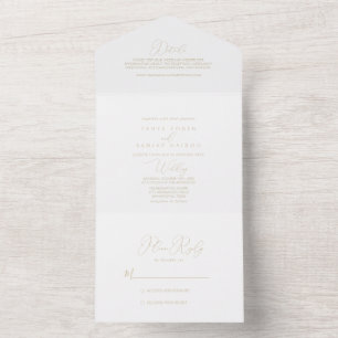 Guld Classy Chic minimalist Bröllop