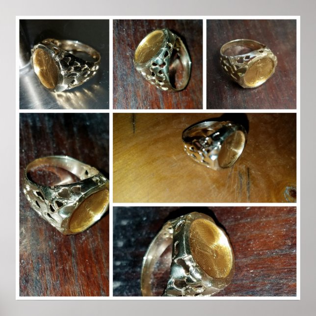 Guld Coin Ring Poster (Framsidan)