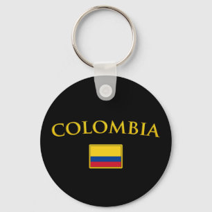 Guld- Colombia Nyckelring