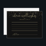 Guld Confetti Finare-skriptkort för Bröllop Vykort<br><div class="desc">Det här finare-skriptkortet i guld är ett perfekt för ett rustiskt bröllop. Den enkla utformningen och utformningen av eleganten ger gnistrande guld-konfetti och snyggt-manustypografi. De här korten är perfekter för bröllop,  möhippa,  babydusch,  studentfest och mycket mer. Anpassa korten med namn från bruden och brudgummen,  blivande föräldrar eller student.</div>