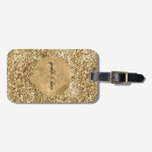 Guld Confetti Glitter Heart