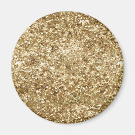 Guld Confetti Glitter Magnet
