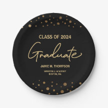Guld Confetti-klass 2021 studenten