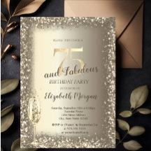 Guld Confetti Ram 75:e