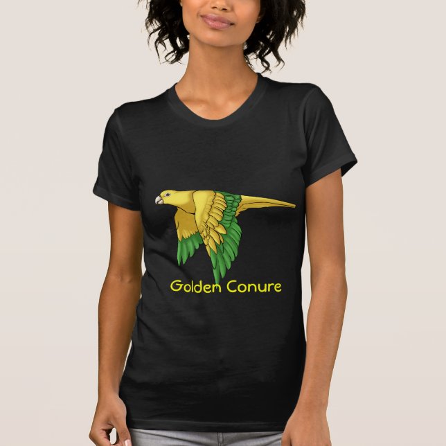 Guld- Conure produkter Tee (Framsida)
