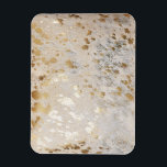 Guld Cowhide Print Metallic Magnet<br><div class="desc">Den här vackra guld-metalliska cowhid-tidskriften kommer att ge dig en underbar stil till presenten. Du kan också anpassa den genom att lägga till ett eget monogram eller fotografi för alla särskilda tillfällen i ditt liv för dig och dina kära (födelsedag, party, valentines day, jul... ) Kolla in vårt växande urval...</div>